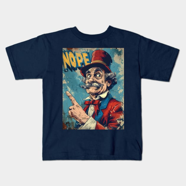 President Nope Kids T-Shirt by JunkyDotCom